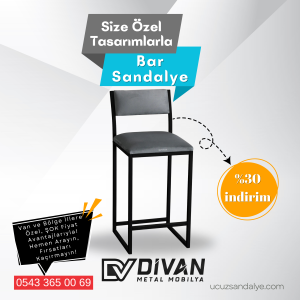 Van Bar Sandalye